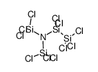 1,1,2,2,2-pentachloro-N,N-bis(trichlorosilyl)disilan-1-amine Structure