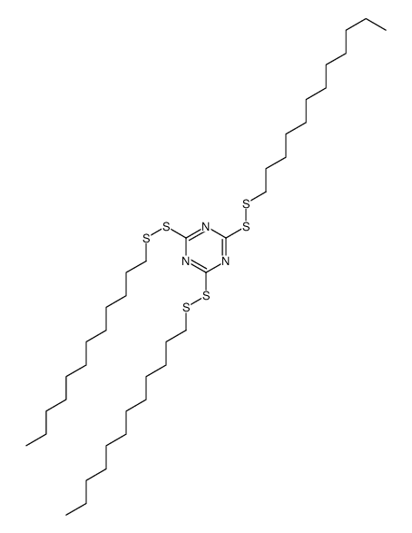 2,4,6-tris(dodecyldisulfanyl)-1,3,5-triazine结构式