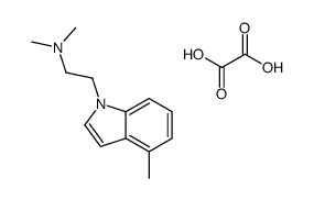 N,N-dimethyl-2-(4-methylindol-1-yl)ethanamine,oxalic acid结构式