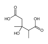2,3-Dimethyl-3-hydroxyglutaric acid Structure