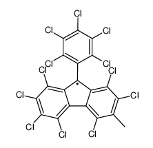 3-Methyldodecachloro-9-phenylfluorenyl Radical Structure