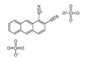 anthracene-1,2-didiazonium,diperchlorate Structure