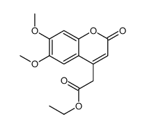 ethyl 2-(6,7-dimethoxy-2-oxochromen-4-yl)acetate Structure