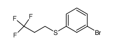 1-Bromo-3-(3,3,3-trifluoro-propylsulfanyl)-benzene Structure