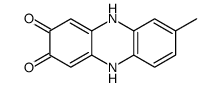 7-methyl-5,10-dihydrophenazine-2,3-dione结构式