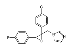 1-[[2-(4-chlorophenyl)-3-(4-fluorophenyl)oxiran-2-yl]methyl]imidazole Structure