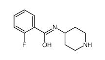 2-FLUORO-N-PIPERIDIN-4-YL-BENZAMIDE structure