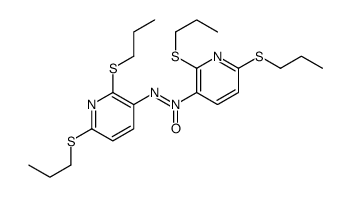 [2,6-bis(propylsulfanyl)pyridin-3-yl]-[2,6-bis(propylsulfanyl)pyridin-3-yl]imino-oxidoazanium结构式