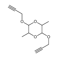 2,5-dimethyl-3,6-bis(prop-2-ynoxy)-1,4-dioxane Structure