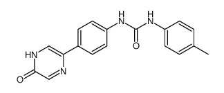 1-(4-methylphenyl)-3-[4-(6-oxo-1H-pyrazin-3-yl)phenyl]urea Structure