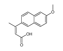 3-(6-methoxynaphthalen-2-yl)but-2-enoic acid Structure