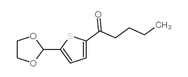 BUTYL 5-(1,3-DIOXOLAN-2-YL)-2-THIENYL KETONE structure