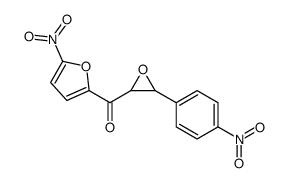 (5-nitrofuran-2-yl)-[3-(4-nitrophenyl)oxiran-2-yl]methanone结构式