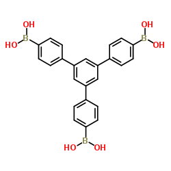 1,3,5-Tris[(4-phenylboronic acid)]benzene Structure