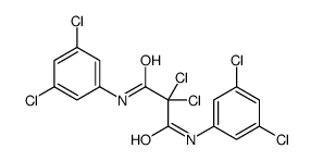 2,2-dichloro-N,N'-bis(3,5-dichlorophenyl)propanediamide Structure