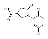 1-(2,5-Dichlorophenyl)-5-oxo-3-pyrrolidinecarboxylic acid structure