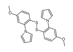 bis-(4-metossi-2-N-pirrolilfenil)disolfuro结构式