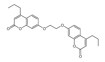 7-[2-(2-oxo-4-propylchromen-7-yl)oxyethoxy]-4-propylchromen-2-one结构式
