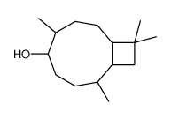 4,8,11,11-tetramethylbicyclo[7.2.0]undecan-5-ol Structure