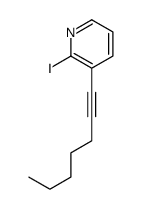 3-hept-1-ynyl-2-iodopyridine结构式
