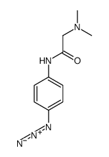 N-(4-azidophenyl)-2-(dimethylamino)acetamide结构式