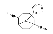 2,6-dibromomercury-9-N-phenyl-azabicyclo(4.2.1)nonane Structure