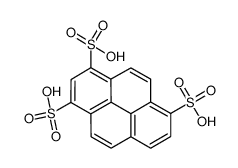 pyrene-1,3,6-trisulfonic acid Structure