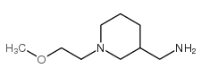 [1-(2-methoxyethyl)piperidin-3-yl]methanamine Structure