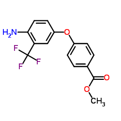Methyl 4-[4-amino-3-(trifluoromethyl)phenoxy]benzoate结构式