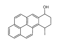 10-methyl-7,8,9,10-tetrahydrobenzo[a]pyren-7-ol结构式