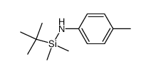 1-tert-butyl-1,1-dimethyl-N-(p-tolyl)silanamine Structure