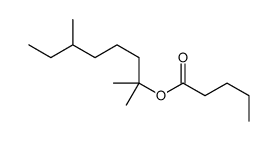 1,1,5-trimethylheptyl valerate Structure