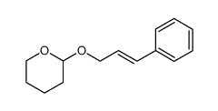 3-phenyl-2-propenyl tetrahydro-2H-pyran-2-yl ether结构式