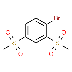 2,4-Bis(methylsulfonyl)-1-bromobenzene结构式