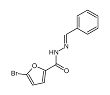 5-bromo-furan-2-carboxylic acid benzylidenehydrazide Structure