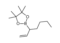 2-hept-1-en-3-yl-4,4,5,5-tetramethyl-1,3,2-dioxaborolane结构式
