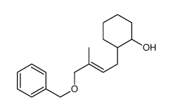 (1R,2S)-2-[(E)-3-methyl-4-phenylmethoxybut-2-enyl]cyclohexan-1-ol结构式