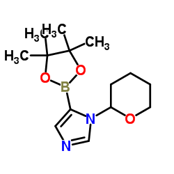 1-THP-咪唑-5-硼酸片那醇酯图片
