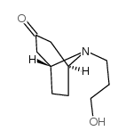 8-(3-hydroxypropyl)-8-azabicyclo[3.2.1]octan-3-one结构式