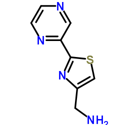 1-[2-(2-Pyrazinyl)-1,3-thiazol-4-yl]methanamine picture