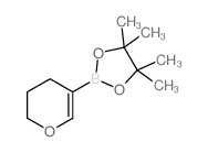2-(3,4-Dihydro-2H-pyran-5-yl)-4,4,5,5-tetramethyl-1,3,2-dioxaborolane Structure