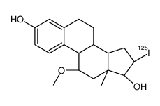 16-iodo-11-methoxyestradiol Structure