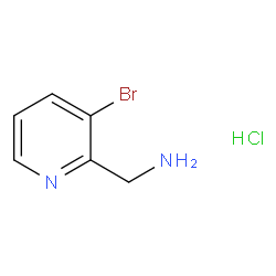 (3-Bromopyridin-2-yl)methanamine hydrochloride structure