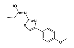 N-[4-(4-methoxyphenyl)-1,3-thiazol-2-yl]propanamide Structure