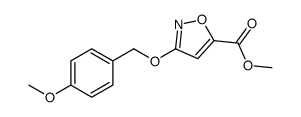 methyl 3-[(4-methoxyphenyl)methoxy]-1,2-oxazole-5-carboxylate Structure
