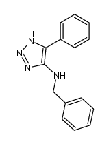 benzyl-(5-phenyl-1H-[1,2,3]triazol-4-yl)-amine Structure