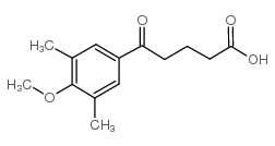 5-(3,5-DIMETHYL-4-METHOXYPHENYL)-5-OXOVALERIC ACID structure