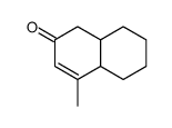 (4aR,8aR)-4-methyl-4a,5,6,7,8,8a-hexahydro-1H-naphthalen-2-one结构式