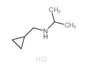 N-(cyclopropylmethyl)-2-propanamine hydrochloride结构式