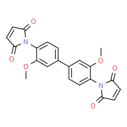 1,1'-(3,3'-Dimethoxy[1,1'-biphenyl]-4,4'-diyl)bis-1H-pyrrole-2,5-dione Structure